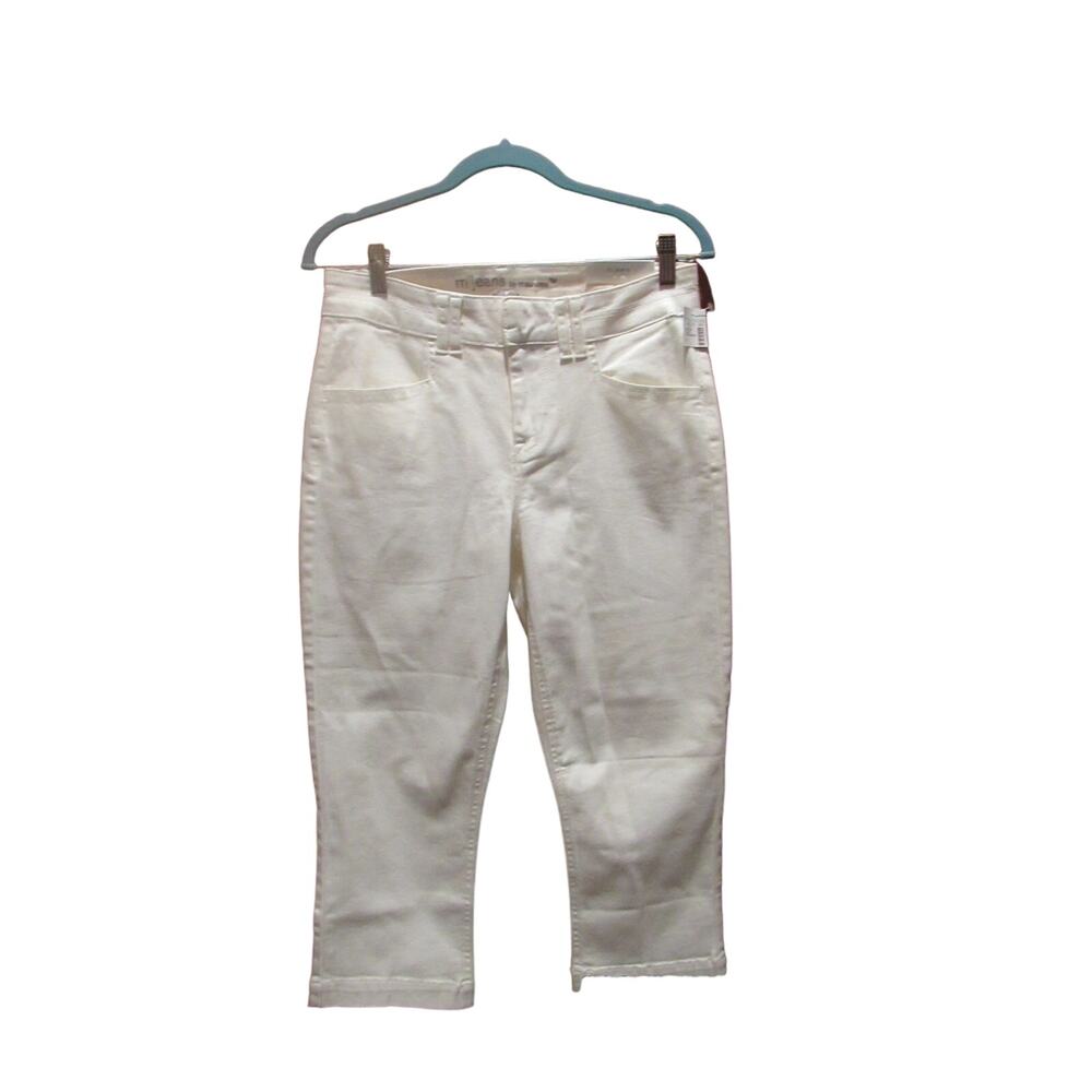M Jeans White Capri Jeans (21 inches)